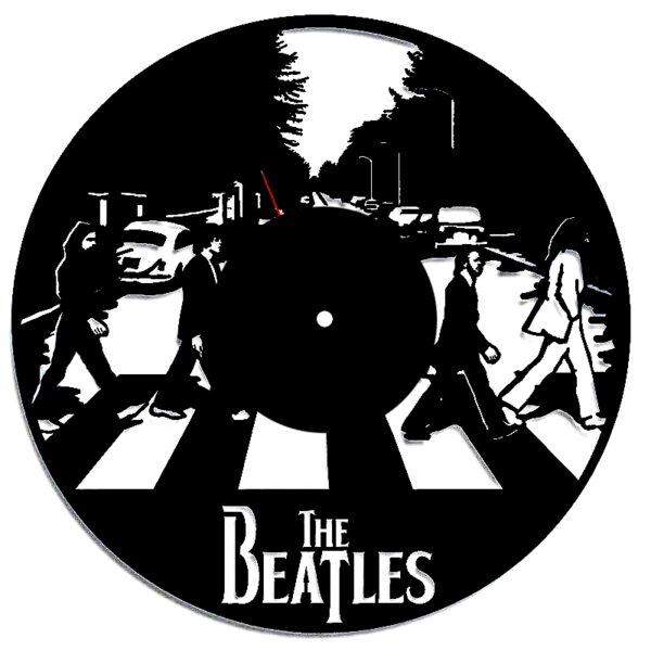 Vinylové hodiny The Beatles 3