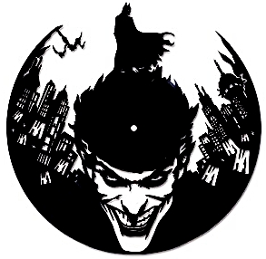 Vinylové hodiny Batman Joker