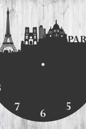 Vinylové hodiny PARIS 4