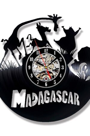 Vinylové hodiny Madagascar