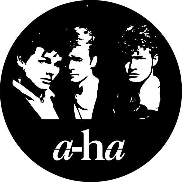 Vinylové hodiny A-HA