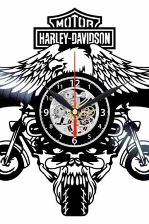 Vinylové hodiny Harley Davidson 6