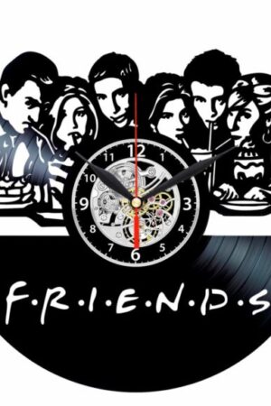 Vinylové hodiny Friends