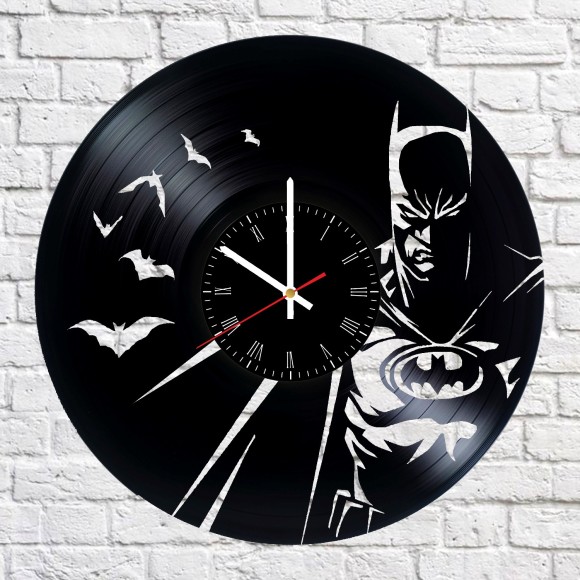 Vinylové hodiny Batman 2
