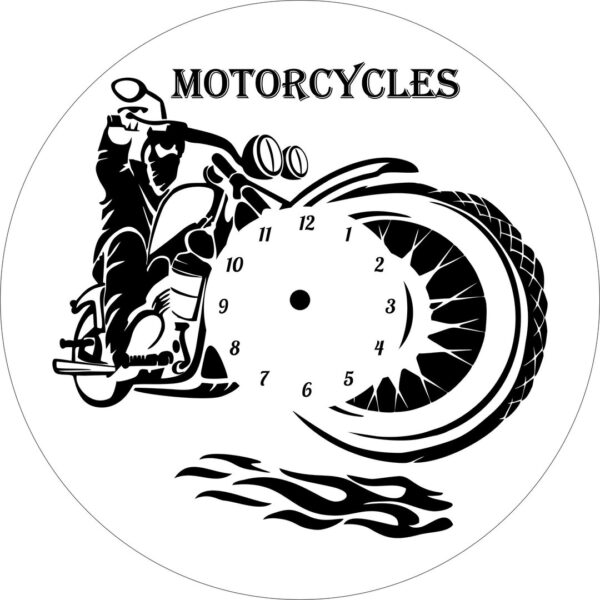 Vinylové hodiny Harley Davidson 5