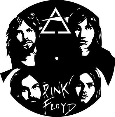 Vinylové hodiny Pink Floyd