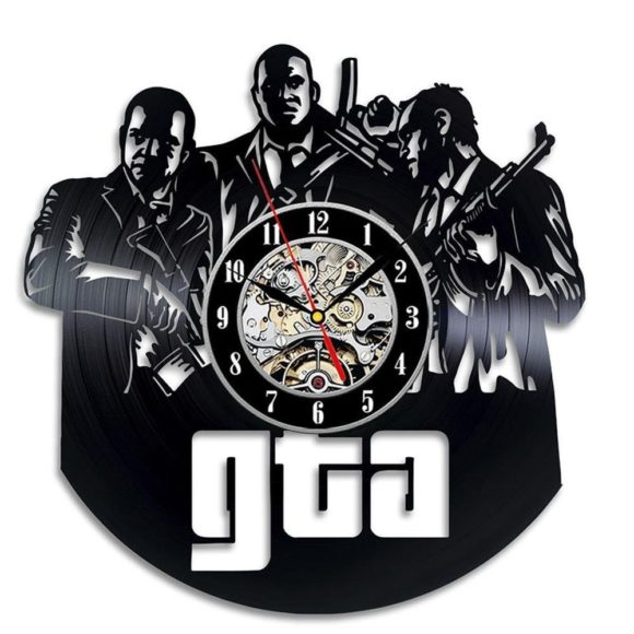 Vinylové hodiny GTA