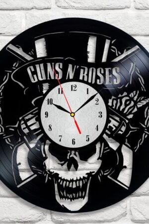 Vinylové hodiny Guns n´ Roses