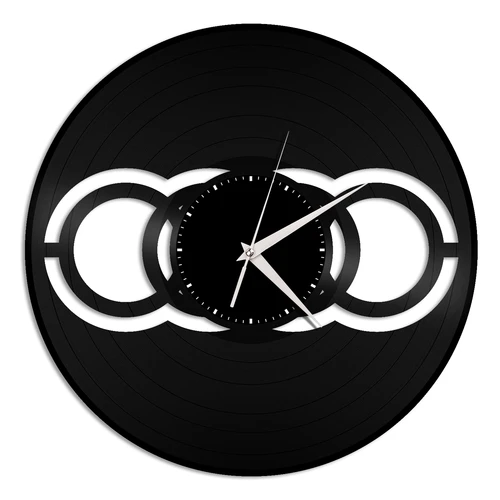 Vinylové hodiny AUDI