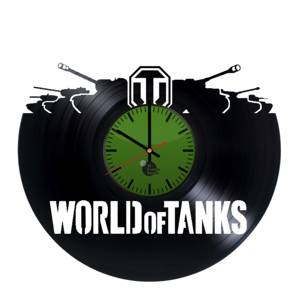 Vinylové hodiny World of tanks