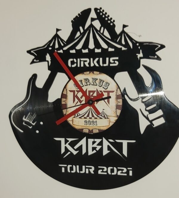 Vinylové hodiny KABÁT - CIRKUS TOUR 2021