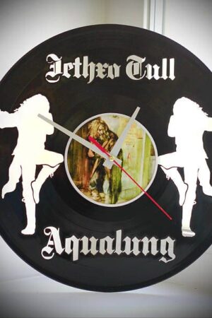Vinylové hodiny Jethro Tull 3 www.vinylclock.cz