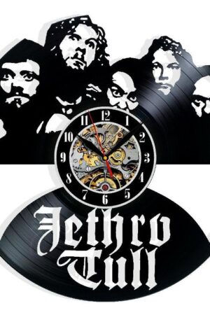 Vinylové hodiny Jethro Tull 5 www.vinylclock.cz