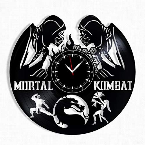Vinylové hodiny Mortal Combat 2  www.vinylclock.cz a www.vinylovehodiny.cz