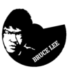 Vinylové hodiny Bruce Lee 2  www.vinylclock.cz a www.vinylovehodiny.cz