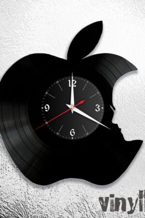 Vinylové hodiny Apple  www.vinylclock.cz a www.vinylovehodiny.cz