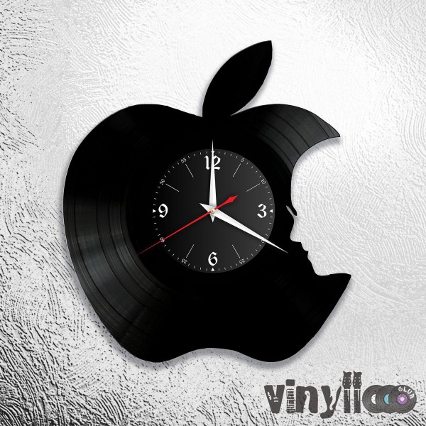 Vinylové hodiny Apple  www.vinylclock.cz a www.vinylovehodiny.cz