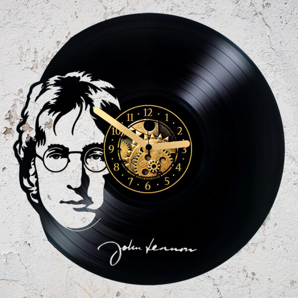 Vinylové hodiny kapela John Lennon 2 www.vinylclock.cz a www.vinylovehodiny.cz