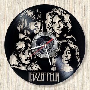 vinylclock.cz Vinylové hodiny Led Zeppelin